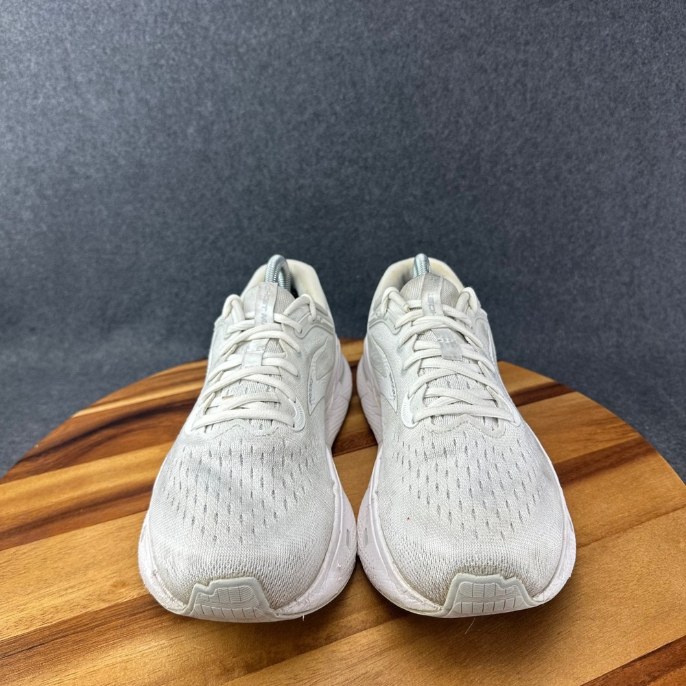 Brooks Ghost Max Womens Running Shoes White Oyster 1203951B124 Size 11 Medium B - Picture 4 of 13